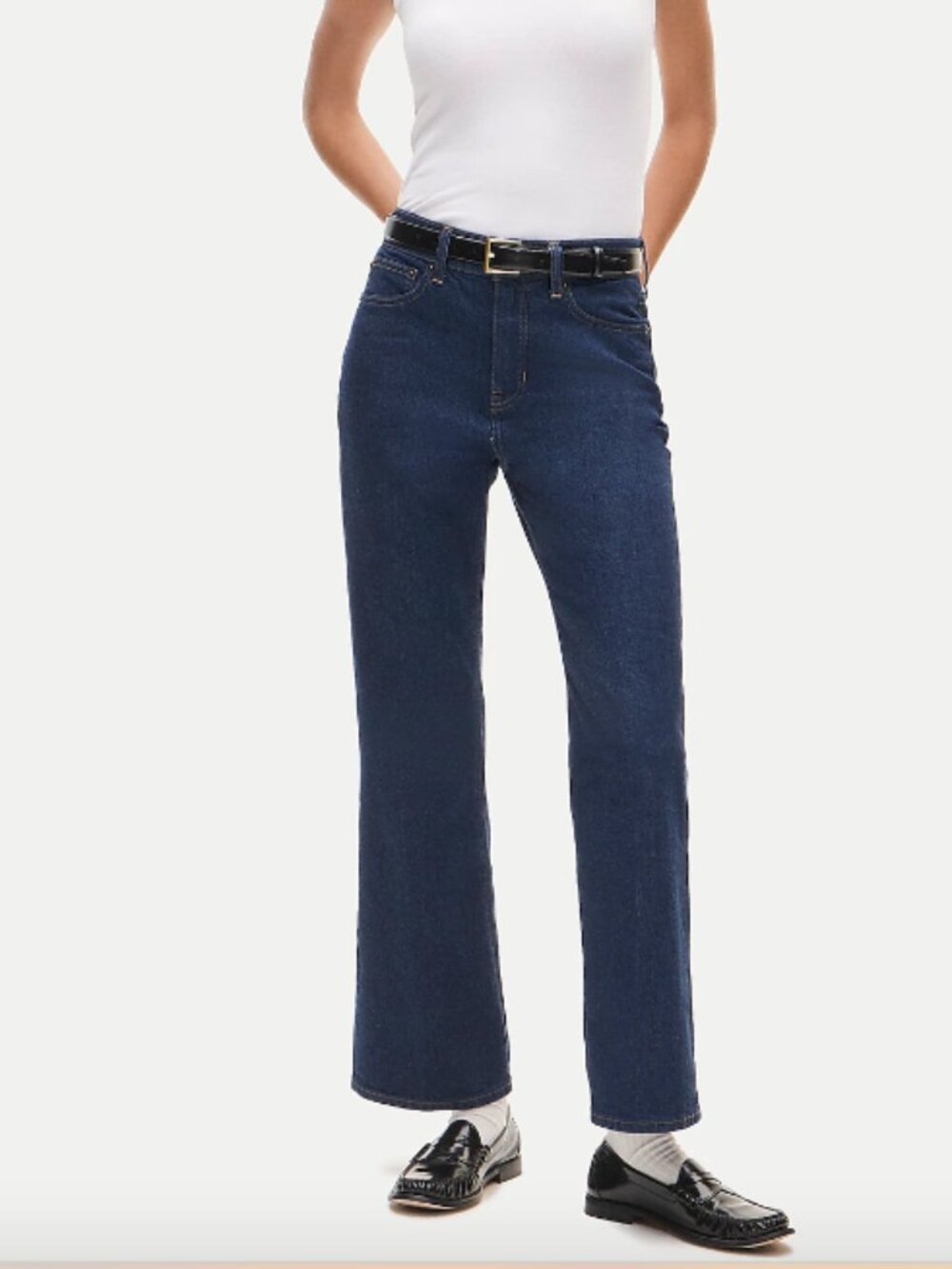 J. Crew Petite Charley kickout cropped jean semi stretch high rise 26P 26 Petite